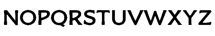 Reross Bold Font UPPERCASE