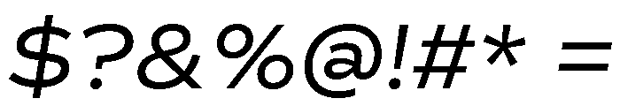 Reross Italic Font OTHER CHARS