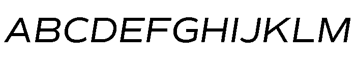Reross Italic Font UPPERCASE
