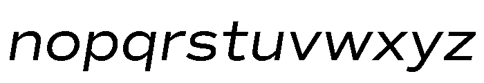 Reross Italic Font LOWERCASE