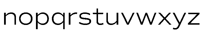 Reross Light Font LOWERCASE