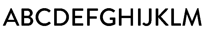 Reross Medium Font UPPERCASE