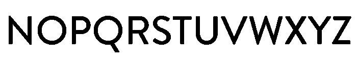 Reross Medium Font UPPERCASE