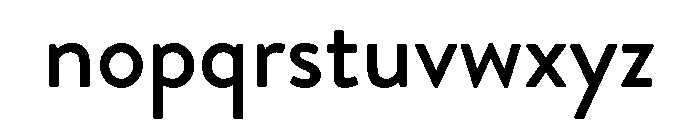 Reross Medium Font LOWERCASE