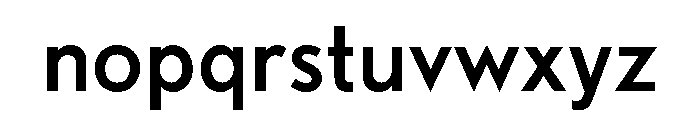 Reross Regular Font LOWERCASE