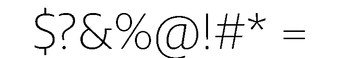 Retail Variable Extra Light Font OTHER CHARS
