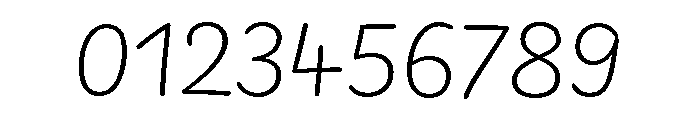 Retros Extra Light Font OTHER CHARS