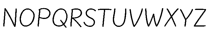 Retros Extra Light Font UPPERCASE