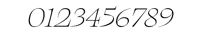 Retros Light Italic Font OTHER CHARS