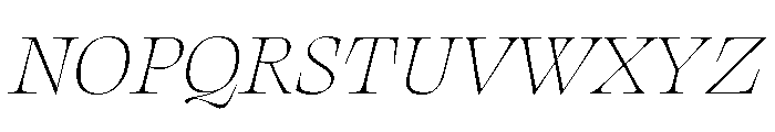 Retros Light Italic Font UPPERCASE