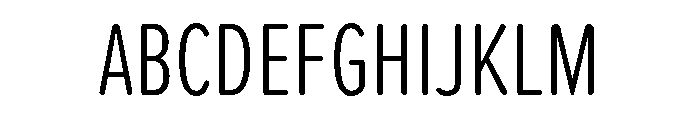Revla Light Font UPPERCASE