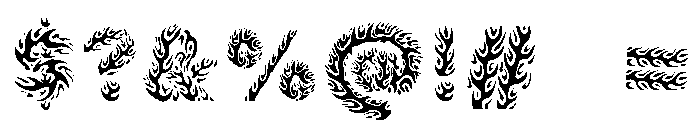 REBIRTH Font OTHER CHARS