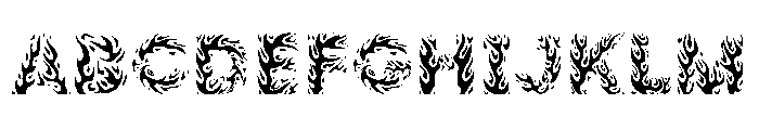 REBIRTH Font UPPERCASE