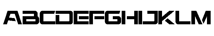 REBOST Regular Font UPPERCASE
