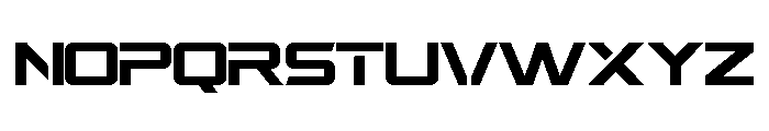 REBOST Regular Font UPPERCASE