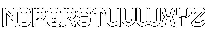RECORD MOMENT-Hollow Font UPPERCASE