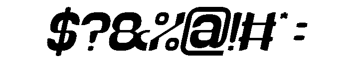 RECORD MOMENT Italic Font OTHER CHARS