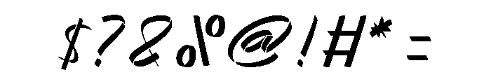 REDESIGN Regular Font OTHER CHARS