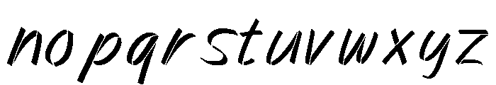 REDESIGN Regular Font LOWERCASE
