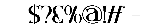 REGSROK-Regular Font OTHER CHARS