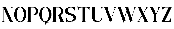 REGSROK-Regular Font LOWERCASE