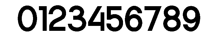 RELGOVA-Regular Font OTHER CHARS