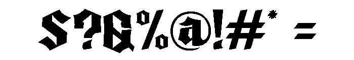 RELUIX-Regular Font OTHER CHARS