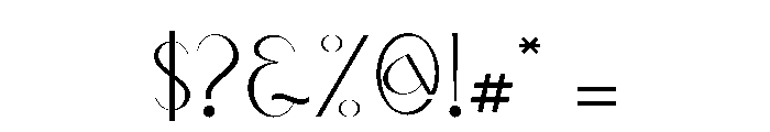 RENGCARS Font OTHER CHARS
