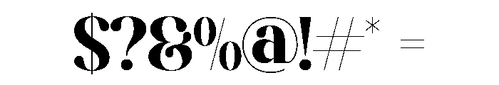 RENSHIE-Regular Font OTHER CHARS