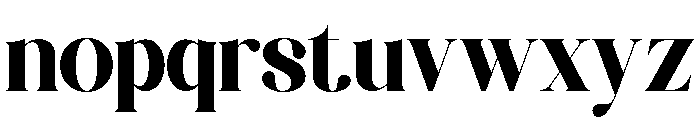 RENSHIE-Regular Font LOWERCASE