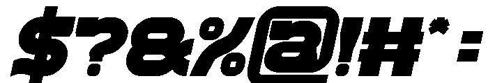 REPLAY Bold Italic Font OTHER CHARS
