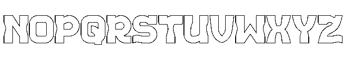 REPLAY-Hollow Font UPPERCASE