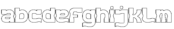 REPLAY-Hollow FONT