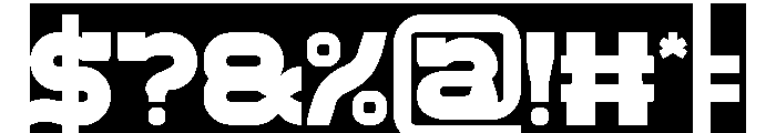 REPLAY-Inverse Font OTHER CHARS