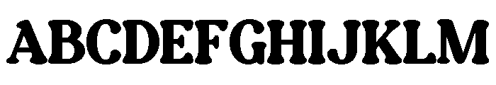 RETROVIA-Regular Font UPPERCASE