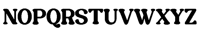 RETROVIA-Regular Font UPPERCASE