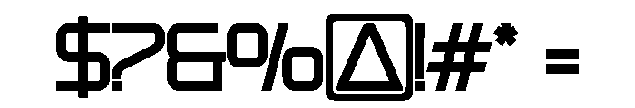 REVOCENT-Regular Font OTHER CHARS