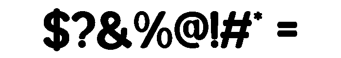 REVOPAD-Regular Font OTHER CHARS