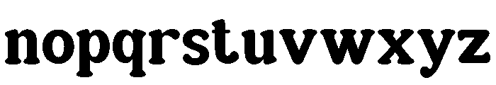 REVOPAD-Regular Font LOWERCASE