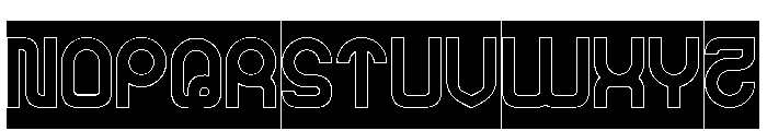 REWRITE FUTURE-Hollow-Inverse Font UPPERCASE
