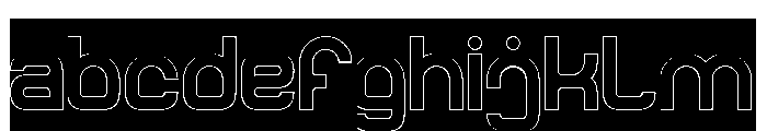 REWRITE FUTURE-Hollow-Inverse FONT