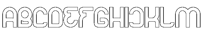 REWRITE FUTURE-Hollow Font UPPERCASE