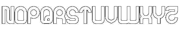 REWRITE FUTURE-Hollow Font UPPERCASE