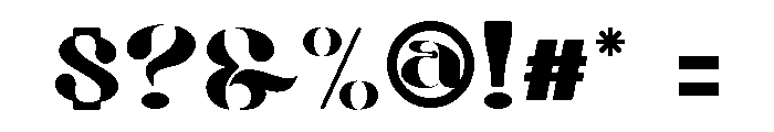 REXMOAN Font OTHER CHARS