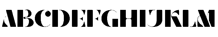 REXMOAN Font UPPERCASE