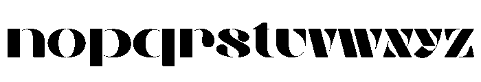 REXMOAN Font LOWERCASE