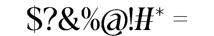 Reach Beyond Regular Font OTHER CHARS