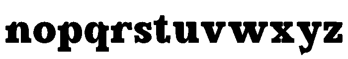 Reach Forward Regular Font LOWERCASE
