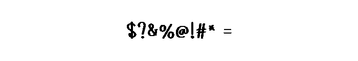 Reaches Font OTHER CHARS