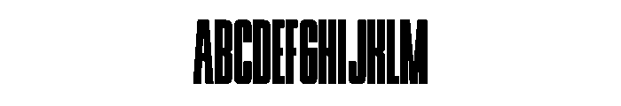 Reactive Regular Font UPPERCASE